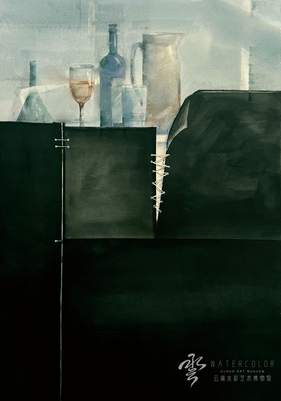窦凤至 《游离》 108*75cm 2023年
